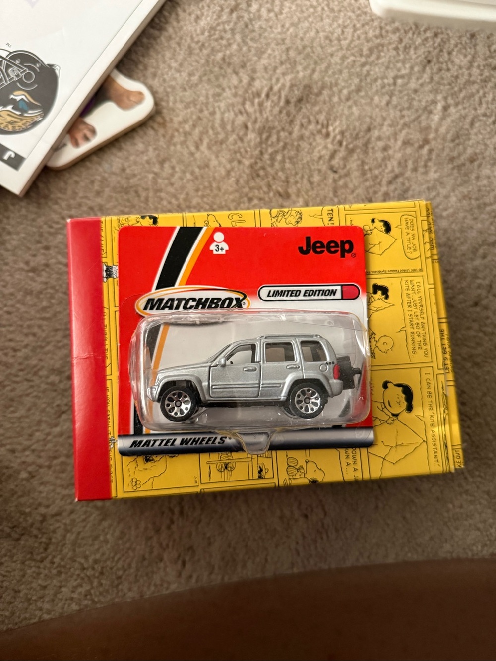 2001 Matchbox Metallic Silver Jeep Liberty Limited